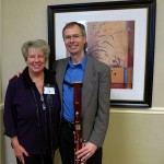 Raeleen with former Palatine High School student, Doug Spaniol. Doug is Professor of Bassoon and Assistant Department Chair at Butler University. He presented a great session with colleague Pam French entitled “Dealing With Double Reeds.” 