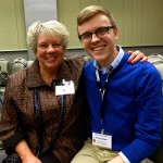 Raeleen with Christian Delaney Purdy - Indiana University student, good friend, colleague and session facilitator.