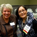 Raeleen with Dorothy Kittaka. Dorothy is a singer, music educator and Raeleen’s former vocal coach during their Naperville Central High School days.