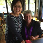  Raeleen pictured here with former teacher and friend, Dorothy Kittaka.