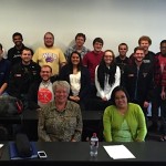 WCU Instrumental Methods Master Class. Former PHS band student Cindy Bacalzo - Class of 1983 - seated next to Raeleen, came from Charlotte, NC to attend the session.