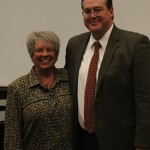  Raeleen with host Dr. Michael Schallock - Associate Professor of Music Education and Tuba