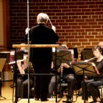 Raeleen Horn-guest conductor-Brevard College Wind Ensemble. Brevard, NC.